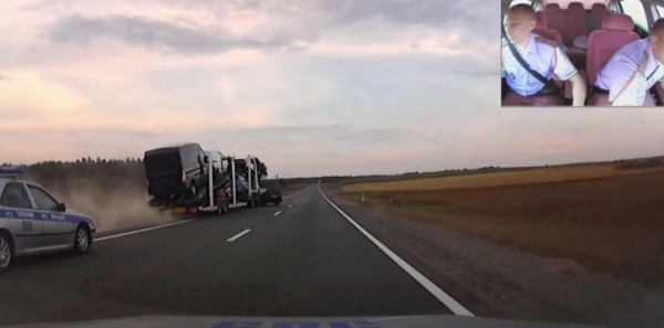 Απίστευτη καταδιώξη οδηγού στη Ρωσία (video)