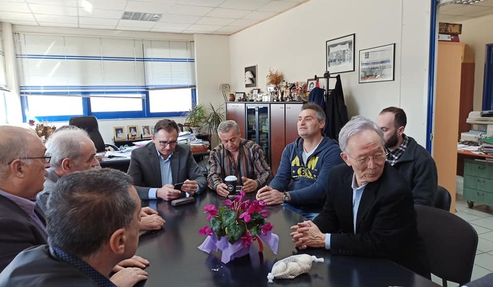 φωτ. από παλαιότερη επίσκεψη στελεχών του ιαπωνικού κολοσσού WAKUNAGA στη Λάρισα