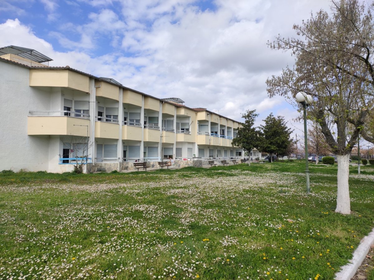 Δημοτικό Γηροκομείο Λάρισας. Φωτ. larissanet