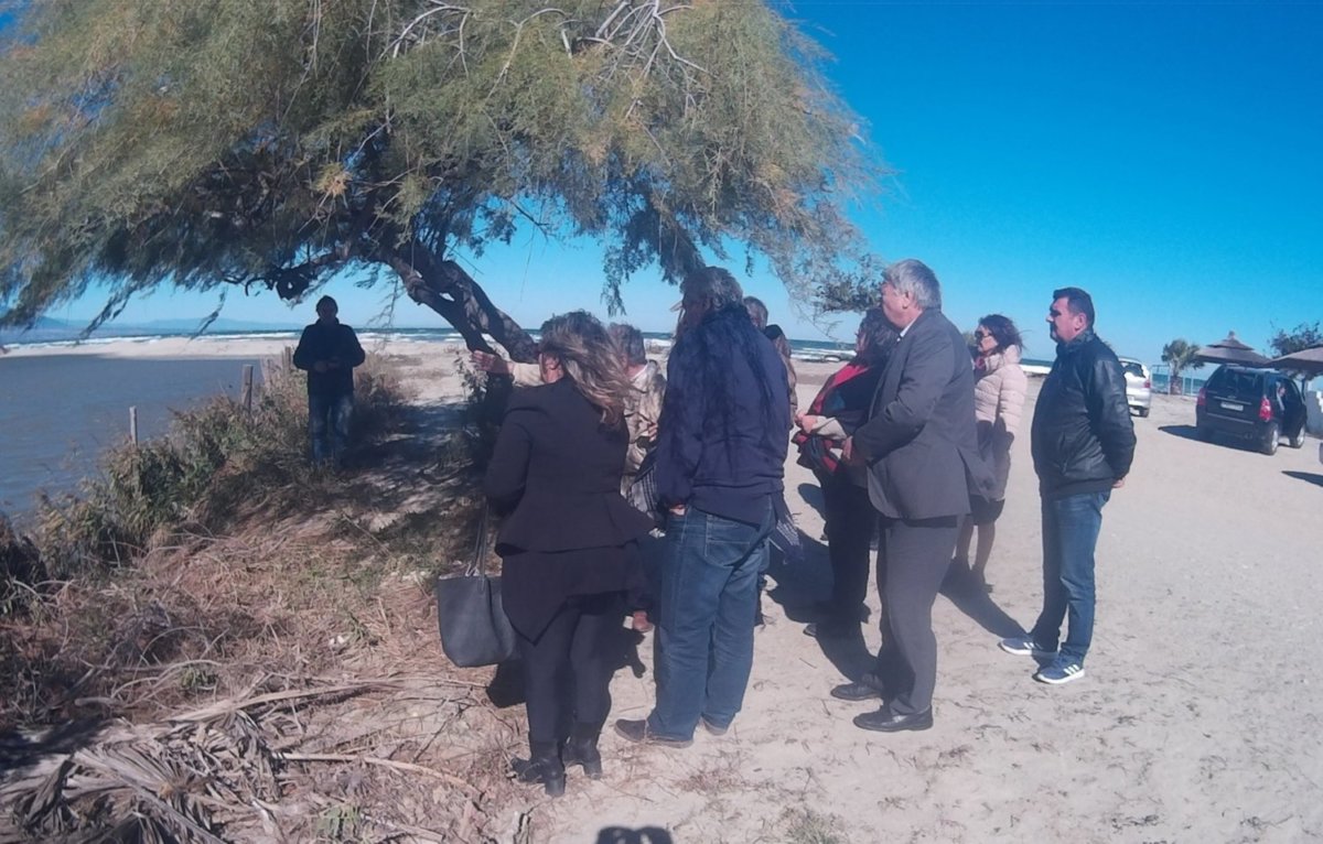 Αυτοψία στην περιοχή κατασκευής της γέφυρας