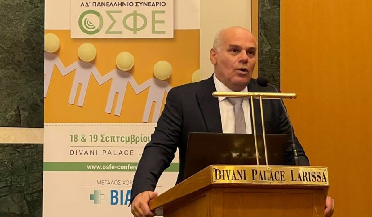 Ο Πρόεδρος του Σ.ο.Φ.ΛΑ κ. Πέτρος Καφανέλης