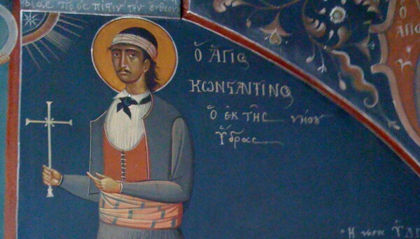 Ο Άγιος νεομάρτυς Κωνσταντίνος ο Υδραίος (14/11/1800) + βίντεο