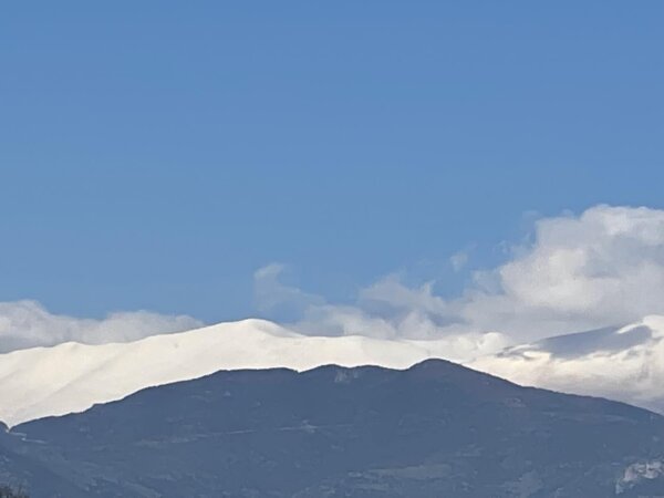 Στα… λευκά ο Όλυμπος (φωτ.)