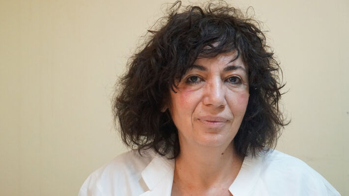 Η διευθύντρια του Τμήματος Επειγόντων Περιστατικών του ΠΓΝΛ και πρόεδρος του Συλλόγου Ιατρών ΕΣΥ και ειδικευόμενων ιατρών του ΠΓΝΛ κα Γεωργία Παπαδάμου