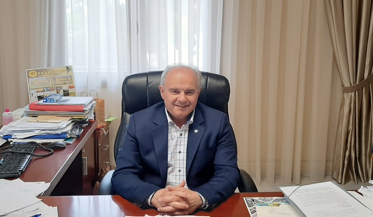 Ο δήμαρχος Τεμπών Γιώργος Μανώλης