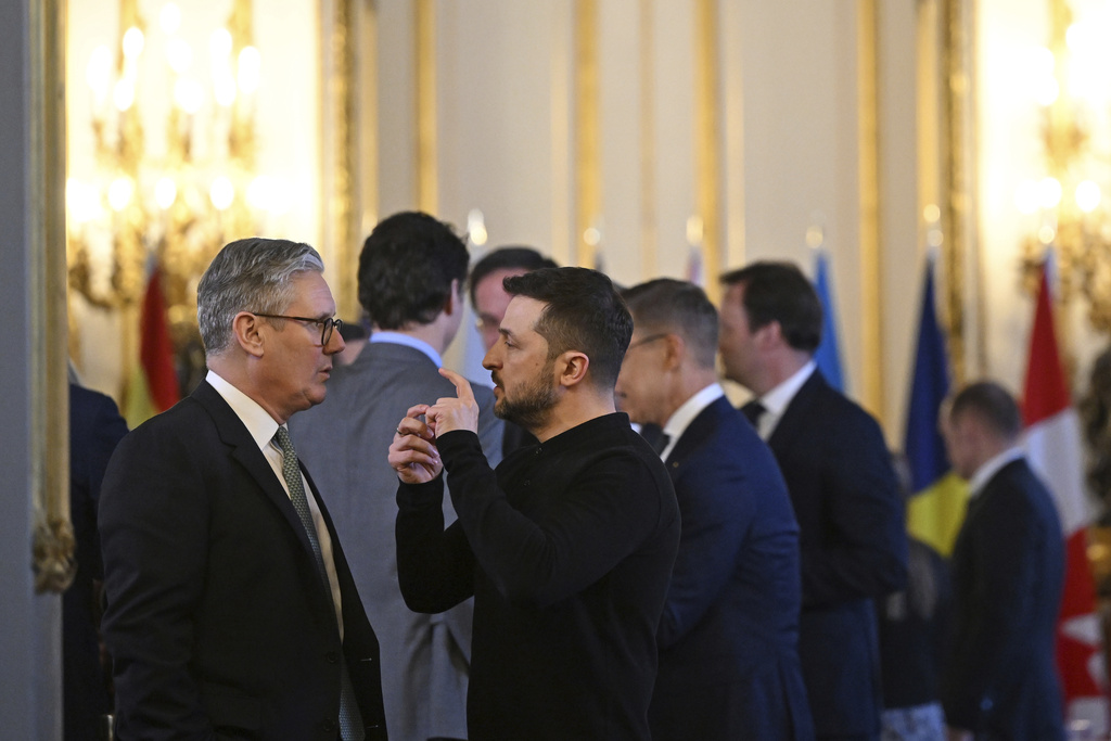 (Justin Tallis/Pool via AP)