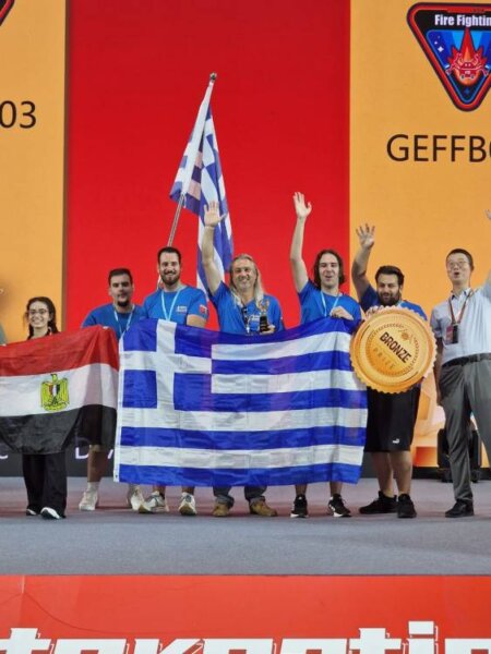 Χάλκινο μετάλλιο σε παγκόσμιο διαγωνισμό Ρομποτικής για τη φοιτητική ομάδα Roboheads του Τμήματος Ψηφιακών Συστημάτων του Πανεπιστημίου Θεσσαλίας