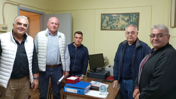 Συνάντηση αντιπροσωπείας της Κ.Ο Λάρισας του ΚΚΕ με αντιπροσωπεία της Ένωσης Στρατιωτικών Περιφέρειας Θεσσαλίας