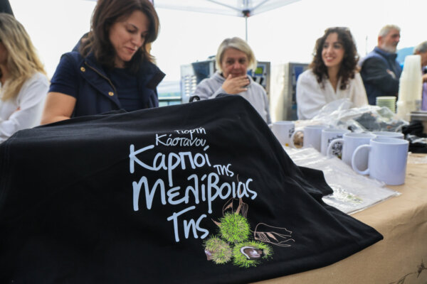 Σε πρώτο πλάνο οι καρποί της Μελίβοιας Γης – Δείτε εικόνες από τη Γιορτή Κάστανου