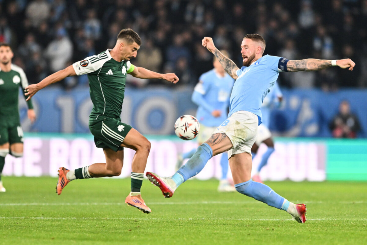 EUROPA LEAGUE 2025-2026 / ΜΑΛΜΕ - ΠΑΝΑΘΗΝΑΙΚΟΣ. (EUROKINISSI)