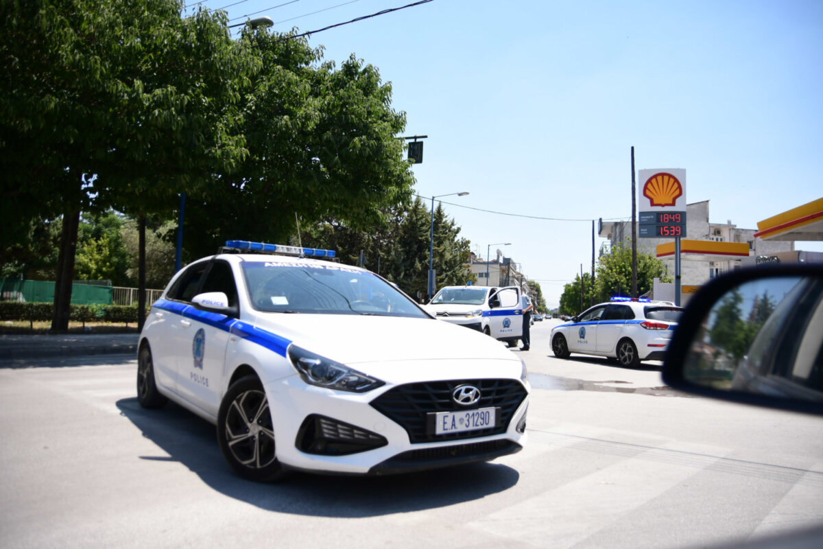 εικόνα από το σημείο του τροχαίου