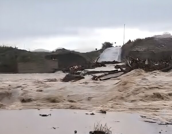 Σημαντικές ζημιές στην διάβαση της Αμπελιάς Φαρσάλων – Δείτε το βίντεο