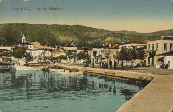 Η Σκιάθος μιας άλλης εποχής «ζωντανεύει» με Α.Ι. από καρτ ποστάλ της εποχής! (Βίντεο)