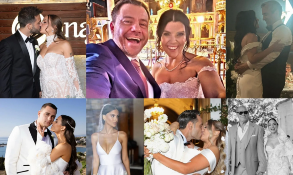 Έρωτες που ντύθηκαν στα λευκά – Αυτά είναι τα ζευγάρια που παντρεύτηκαν το 2025!