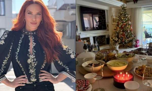 Χρηστίδου: Το τραπέζι στο απίθανο σπίτι της – Ο Συρίγος, η Κορινθίου με τον σύντροφο και οι κουμπάροι