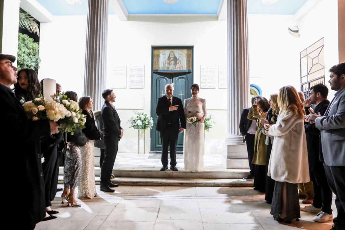 Γάμος Γιάννη Ραγκούση και Μαρίνας Κοντοτόλη. Παρασκευή 26 Δεκεμβρίου 2025 (ΣΩΤΗΡΗΣ ΔΗΜΗΤΡΟΠΟΥΛΟΣ/EUROKINISSI)