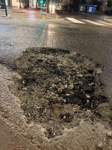 Άφησαν ανοιχτή «τρύπα» χωρίς σήμανση… (φωτ.)