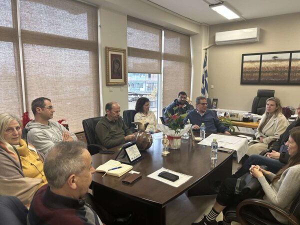 Στον Δήμαρχο Φαρσάλων ομάδα επιστημόνων του Υπουργείου Υποδομών για το Φράγμα της Σκοπιάς