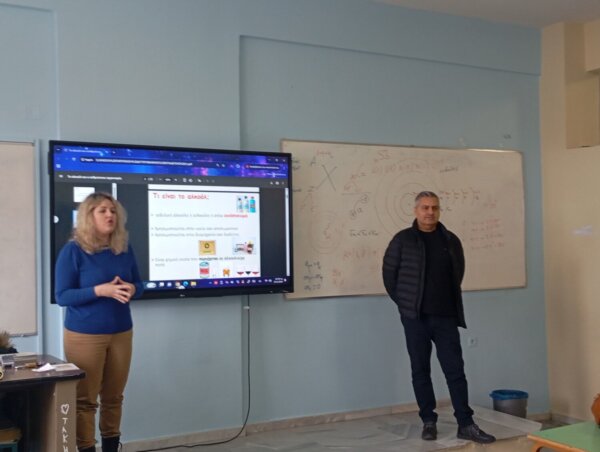 11ο Γυμνάσιο Λάρισας: Ενημέρωση για τις βλαβερές συνέπειες του αλκοόλ