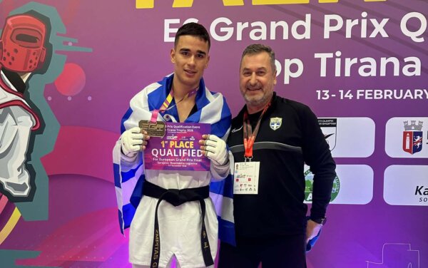 Ο Α.Σ. Ταεκβοντό Λάρισας στο European Qualified Grand Prix: Χρυσό και πρόκριση για τον Ζμπήτα (φωτ.)