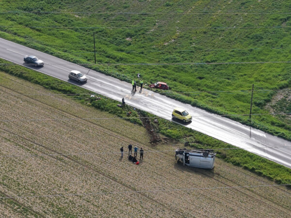 Λάρισα: Θανατηφόρο τροχαίο έξω από τη Νίκαια – Νεκρός 95χρονος (φωτ.)