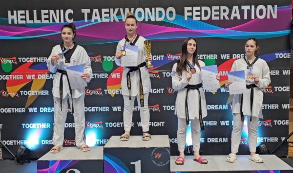 Χρυσή Πρωταθλήτρια Ελλάδος η Παναγιώτα Μαστοροδήμου του συλλόγου Ταεκβοντό «ΕΥΖΗΝ» Αμπελώνα (φωτ.)