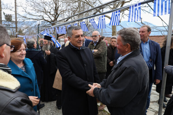 Στη Χρυσομηλιά Τρικάλων για την επέτειο της 25ης Μαρτίου o Δ. Κουρέτας (φωτ.)