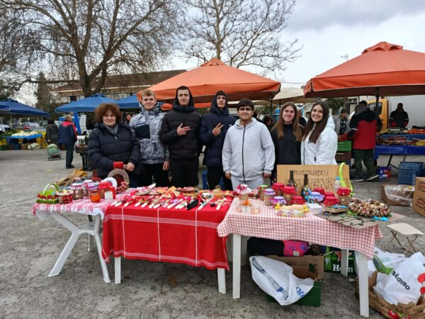 Μπαζάρ του Γυμνασίου Αμπελώνα (φωτ.)