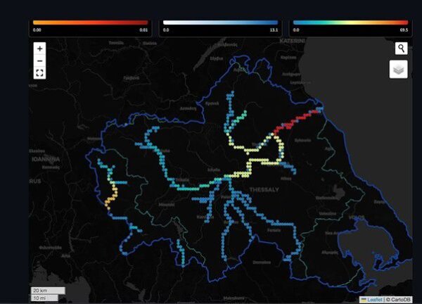 Η εφαρμογή που «βλέπει» τον κίνδυνο στα ποτάμια της Θεσσαλίας
