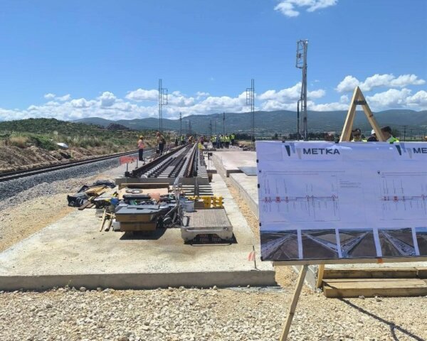 Αυτοψία Κ. Κυρανάκη στα έργα του σιδηροδρόμου στη Θεσσαλία