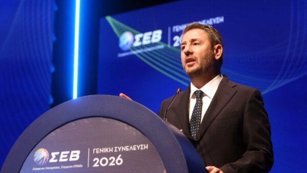 Ο Ν. Ανδρουλάκης-ΣΕΒ: «Είμαστε το μόνο κόμμα που έθεσε ως στόχο την ανάκαμψη της παραγωγικότητας της εργασίας»